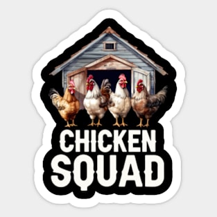 Chicken Squad Sticker